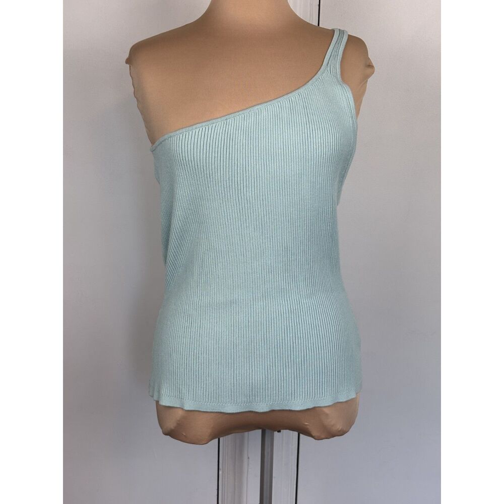 WAYF asymmetric ribbed knit sweater XL
